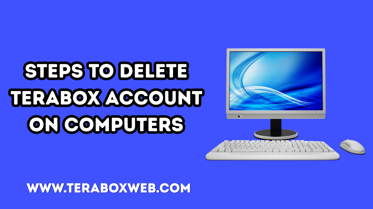 Steps to Delete TeraBox Account on Computers
